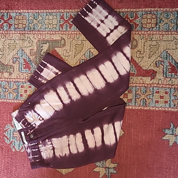 NWT PACSUN HIGH RISE STRAIGHT TIE DYE JEANS - Picture 3 of 10